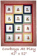 Cowboys At Play quilt